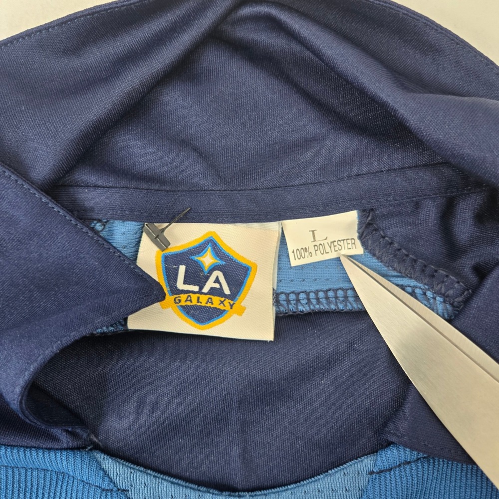 LA Galaxy David‎ Beckham 23 MLS Soccer Jersey Navy Blue Mens M Herbalife 2007-08 - Picture 5 of 7